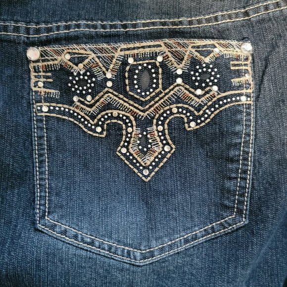 Denim Midi Length Below the knee Skirt - Picture 5 of 5